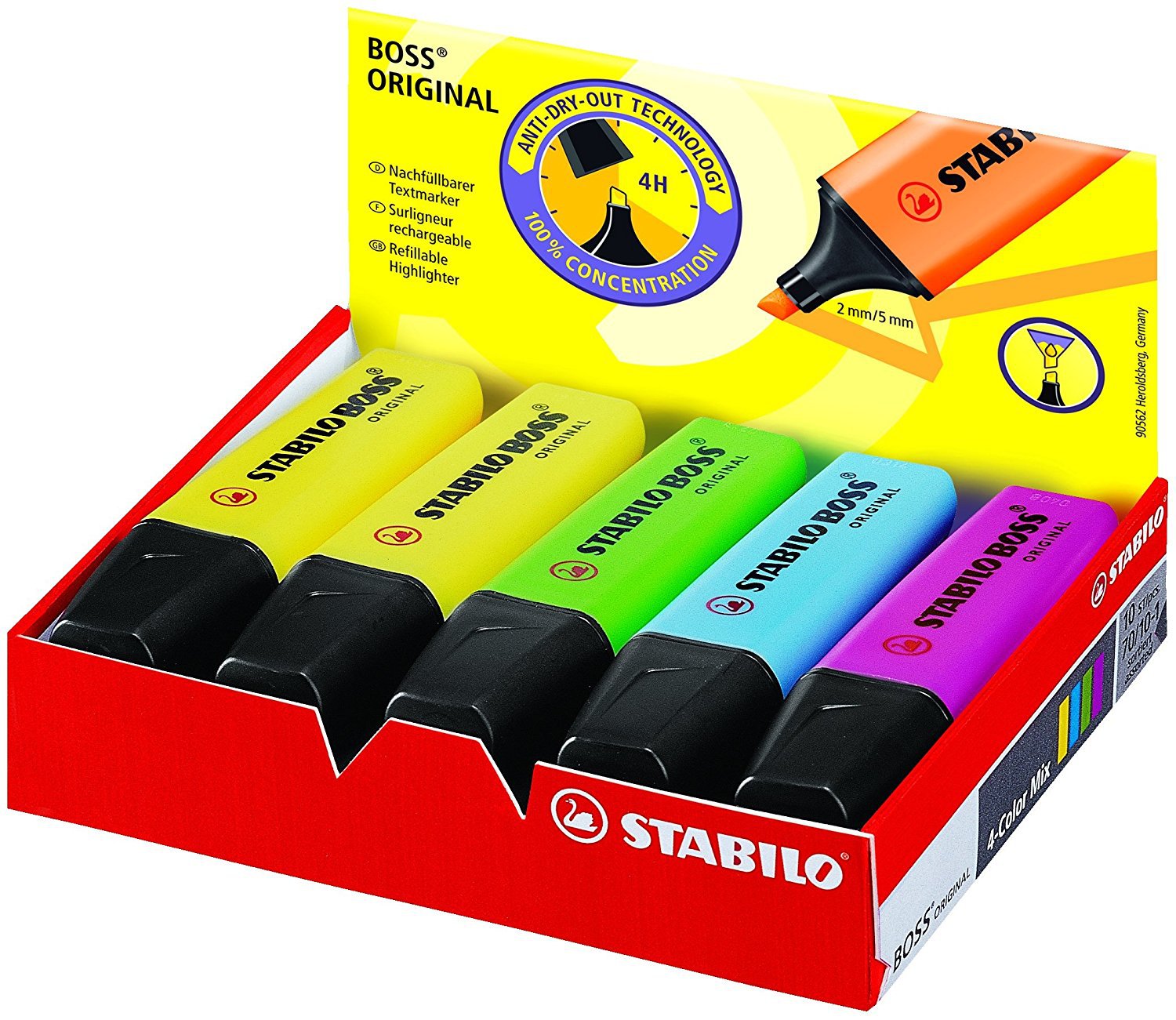 Stabilo Marker Boss - ข้อความ Marker-STABILO BOSS ORIGINAL - 10er