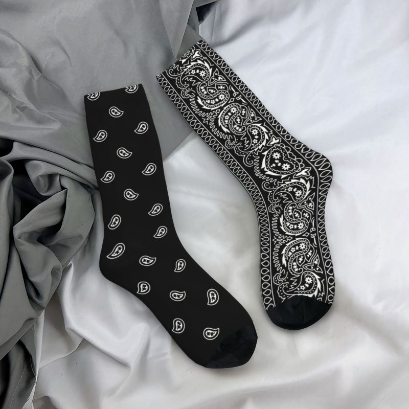 ถุงเท้าลาย Paisley Bandana สีด - Bandana Blank White บทวิจารณ์และราคา
