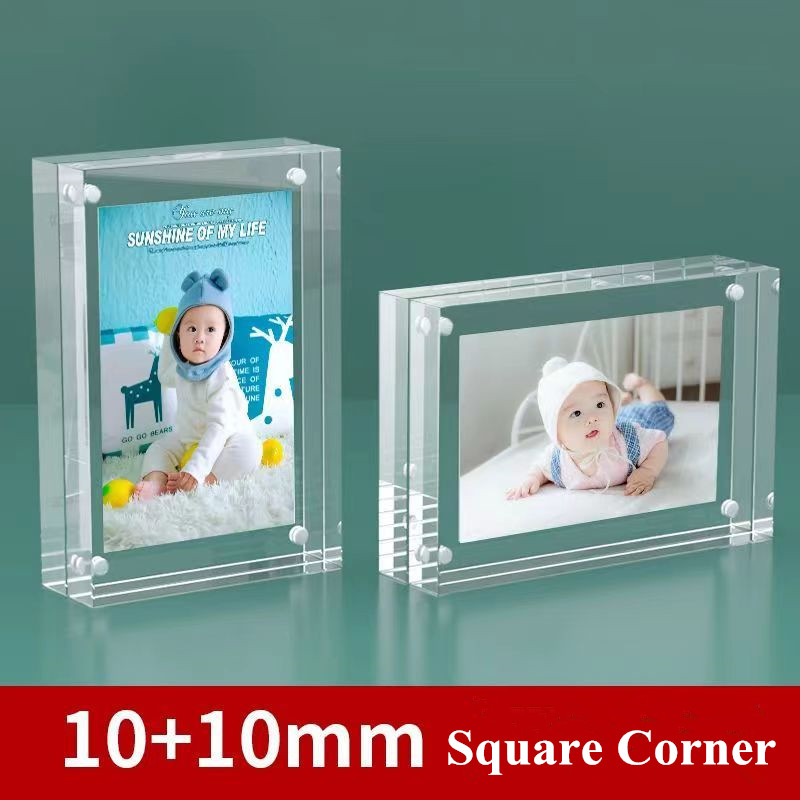 กรอบรูปแม่เหล็กสองด้านขนาด4x6ซ - Photo Acrylic Block บทวิจารณ์และราคา