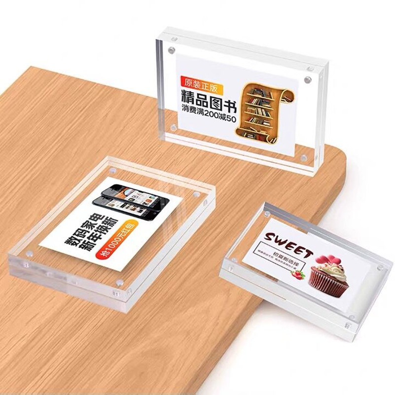 90x55 มม.อะคริลิคป้ายราคาผู้ถื - Photo Acrylic Block บทวิจารณ์และราคา