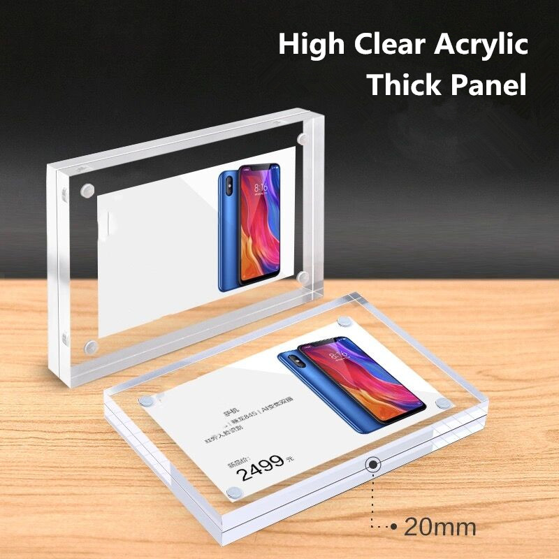 ที่วางป้ายอะคริลิคแม่เหล็ก 5 ช - Photo Acrylic Block บทวิจารณ์และราคา