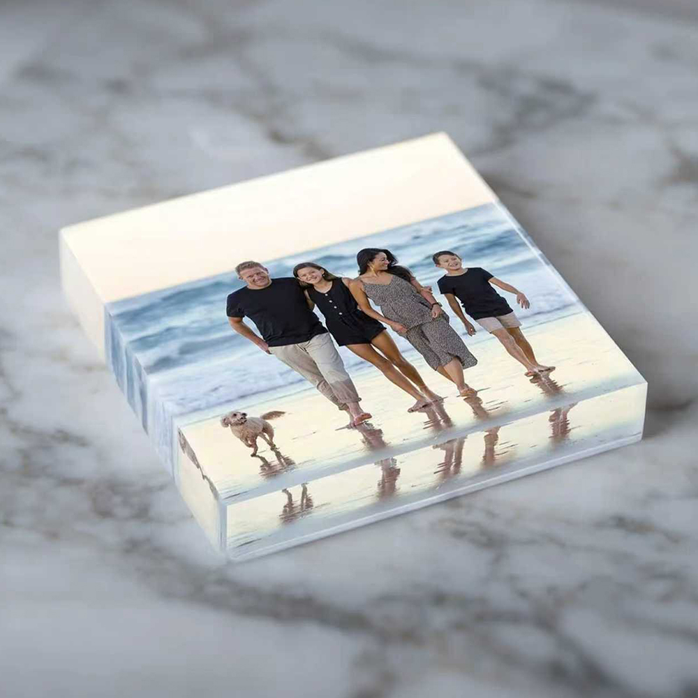 บล็อกอะคริลิคใสพร้อมรูปภาพส่วน - Photo Acrylic Block บทวิจารณ์และราคา