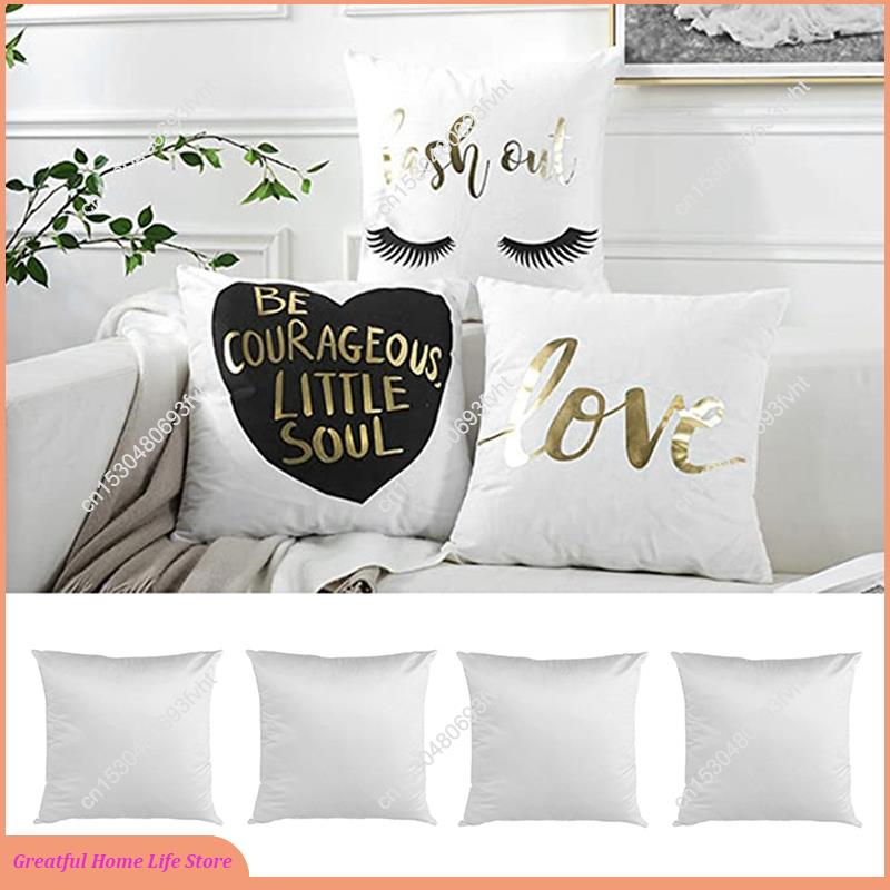 AT59 40X40 สีขาวธรรมดาระเหิดช่ - Pillow Cover Sublimation บทวิจารณ์และราคา