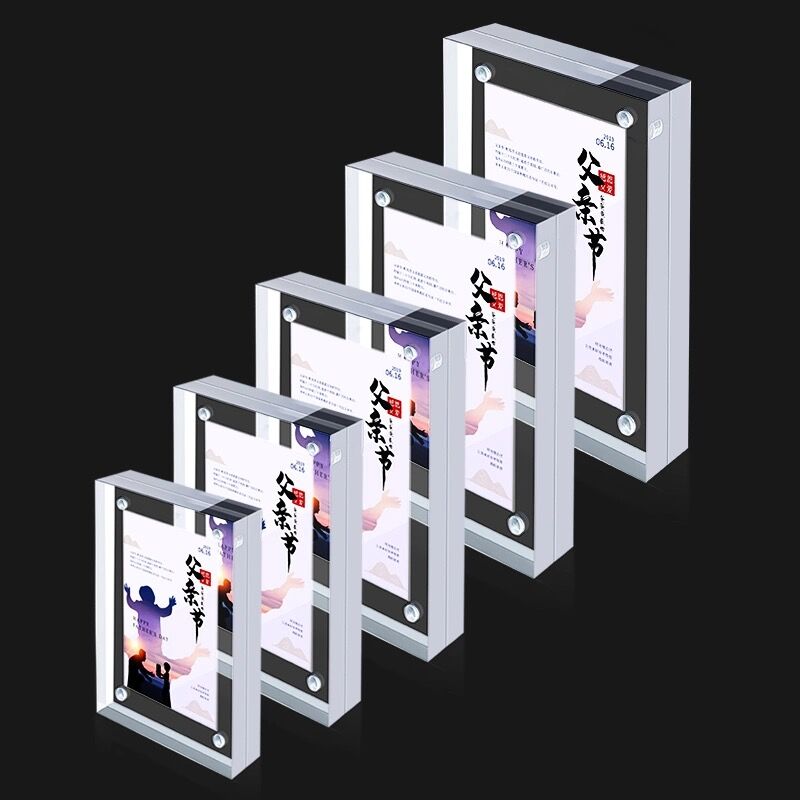 20 มม.หนาแม่เหล็กผู้ถือป้ายอะค - Photo Acrylic Block บทวิจารณ์และราคา