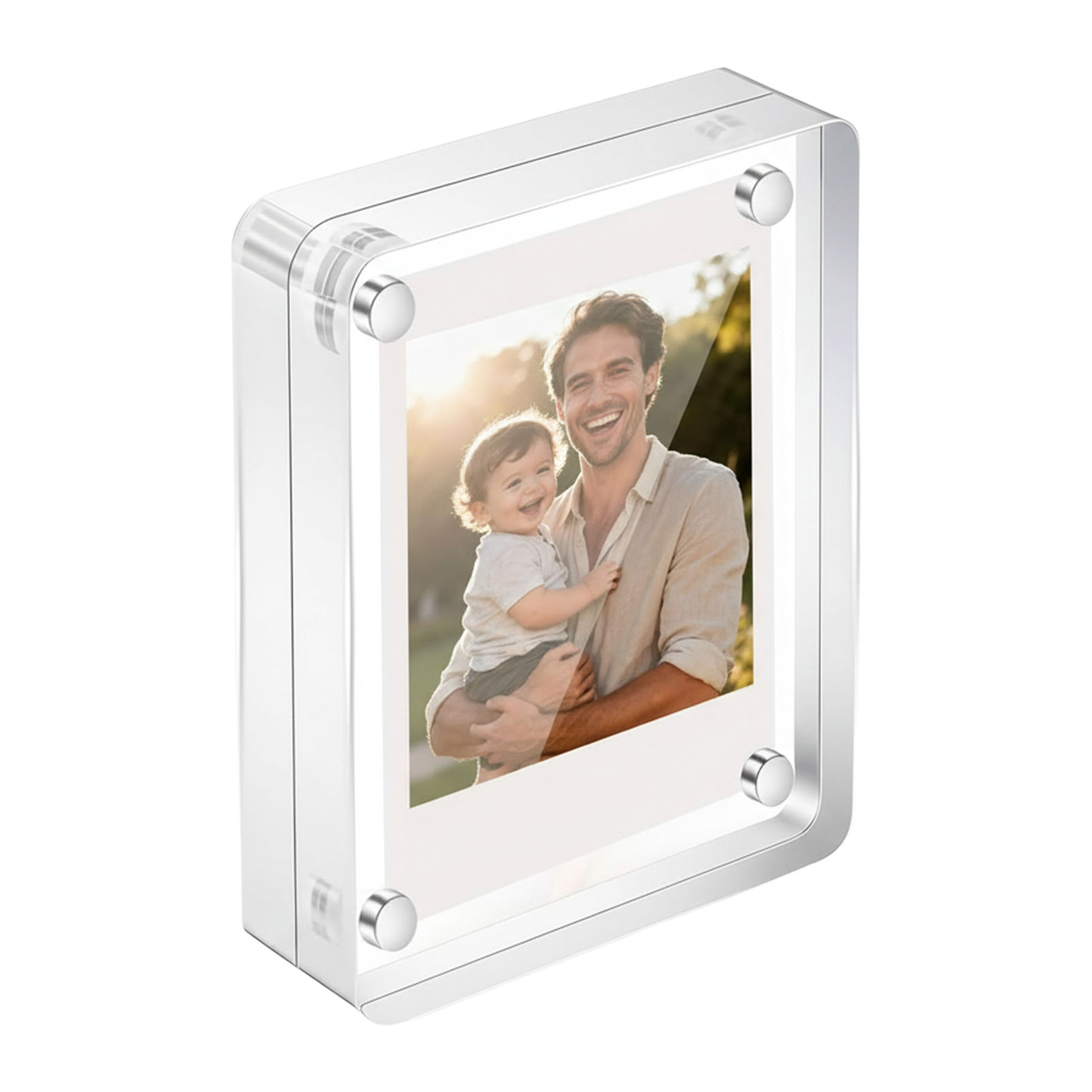 กรอบรูปอะคริลิคแม่เหล็ก ขนาด 2 - Photo Acrylic Block บทวิจารณ์และราคา