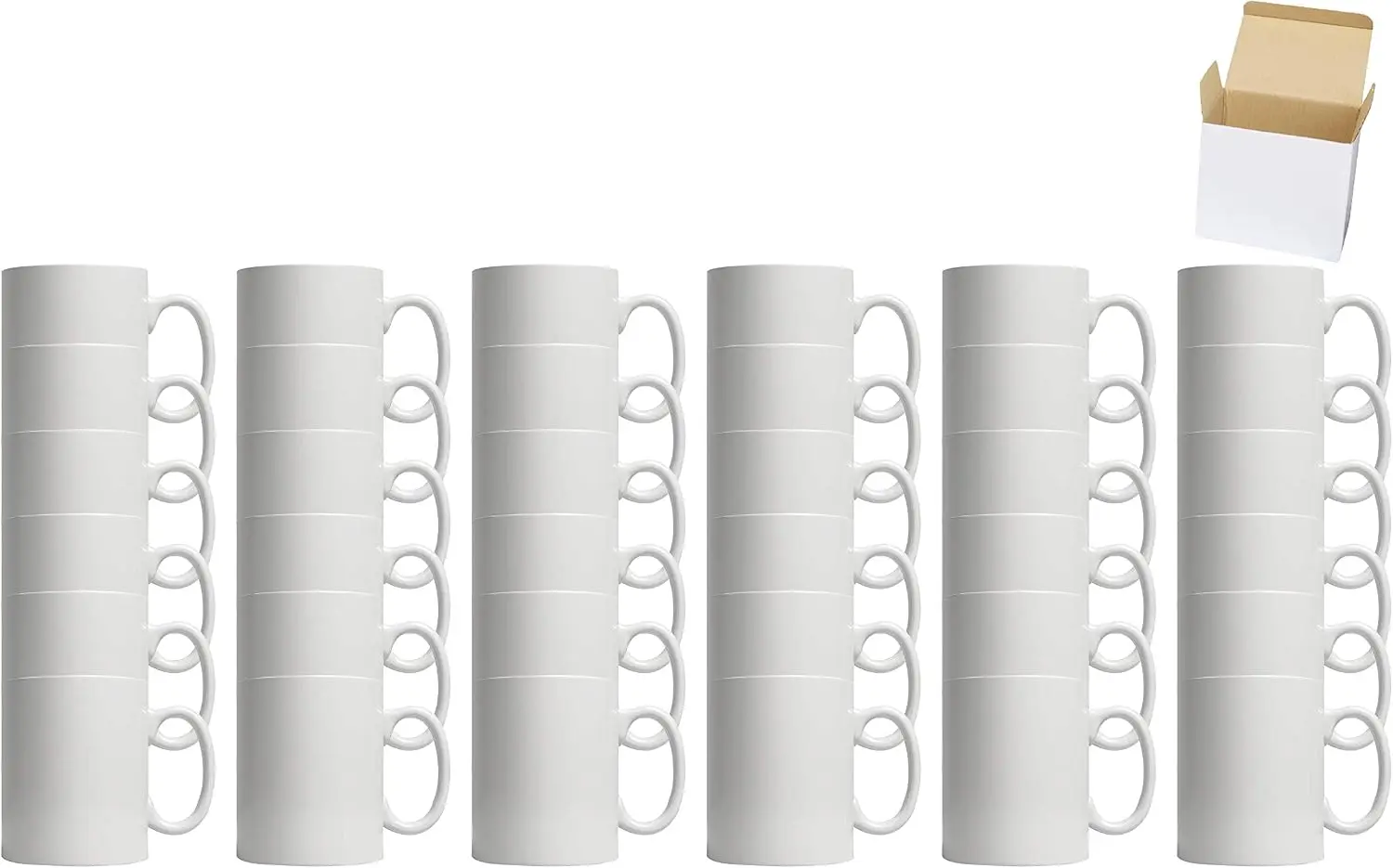 แก้วกาแฟเซรามิกสีขาวขนาด 11 ออ - Sublimation Mug White บทวิจารณ์และราคา